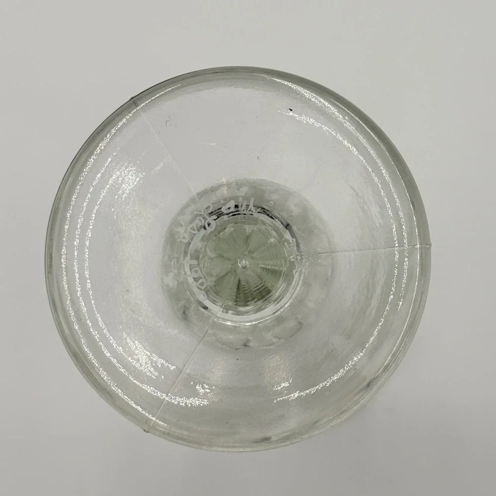 Westmoreland PANELED GRAPE Vase Glass Signed MA Lash 1980 Scalloped 8.5 X 3.5
